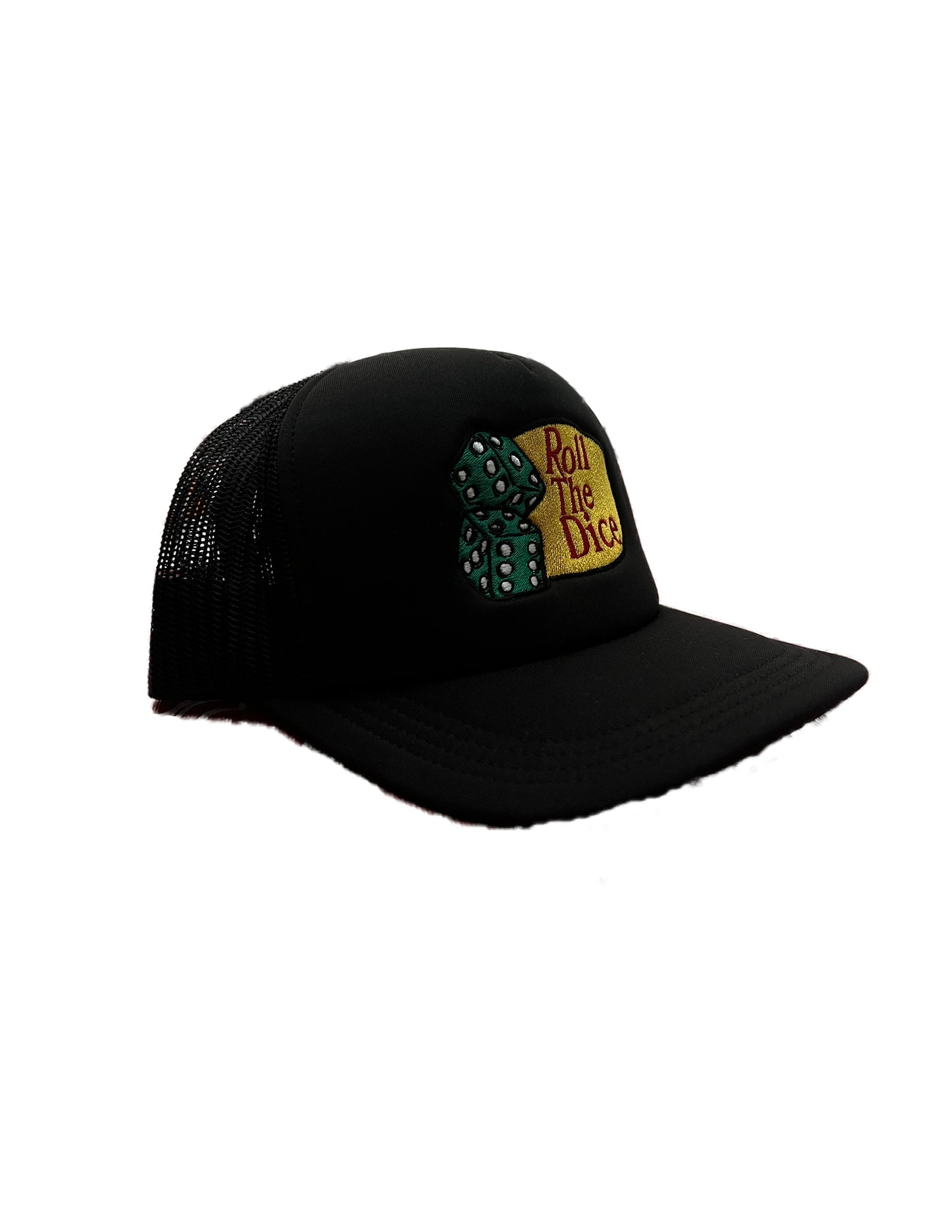 DICE GONE FISHING FOAM TRUCKER HAT (BLACK)