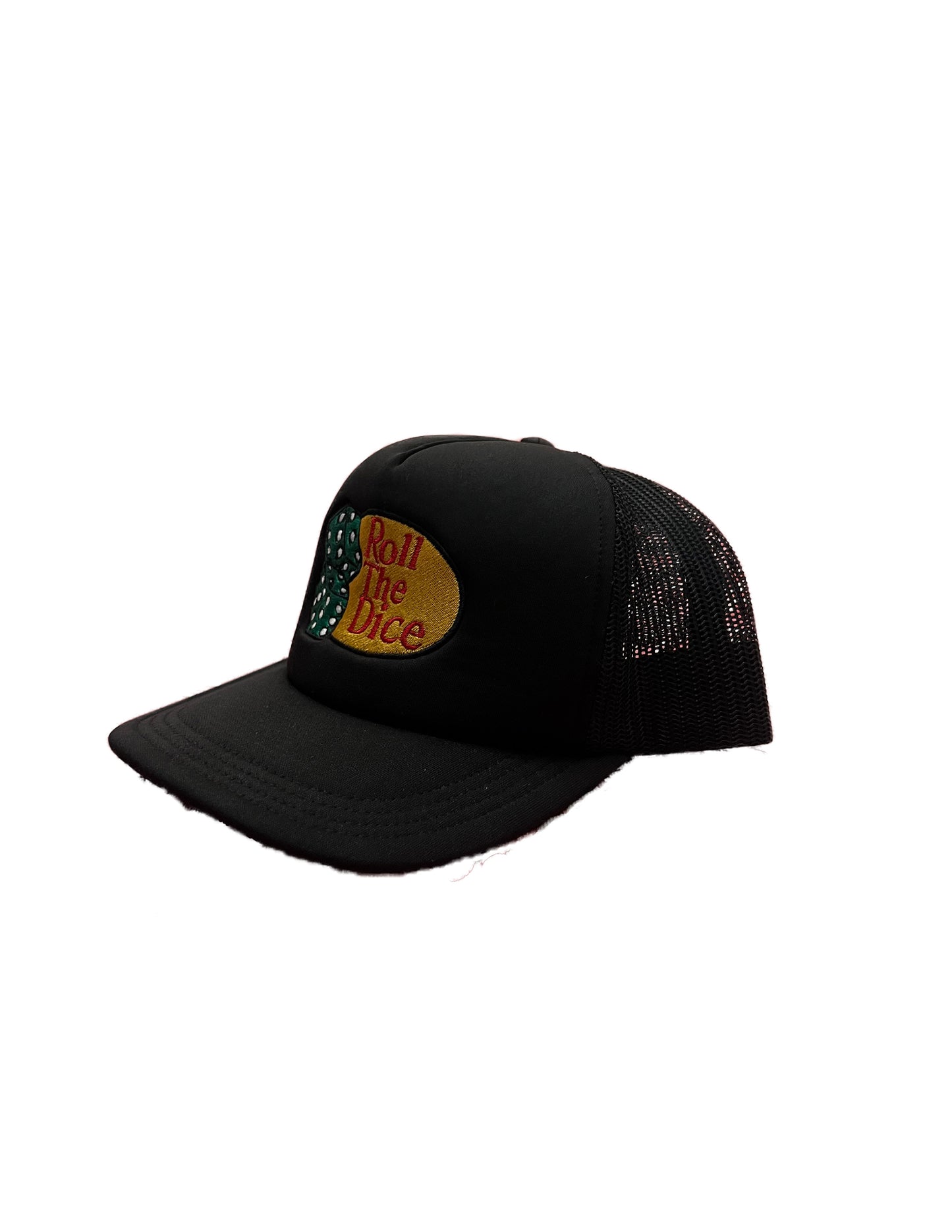 DICE GONE FISHING FOAM TRUCKER HAT (BLACK)