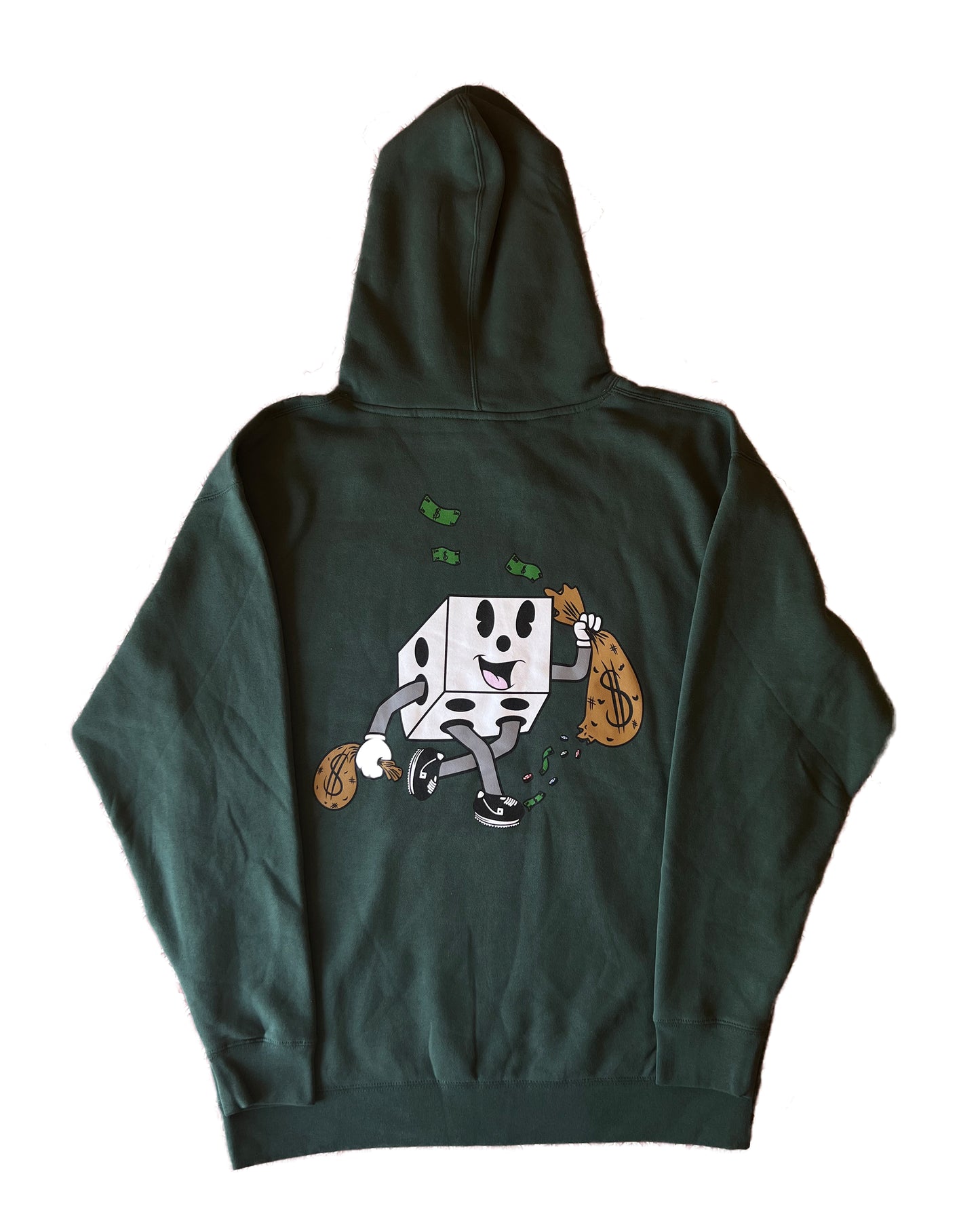 DICE MAN HOODIE (FOREST GREEN)